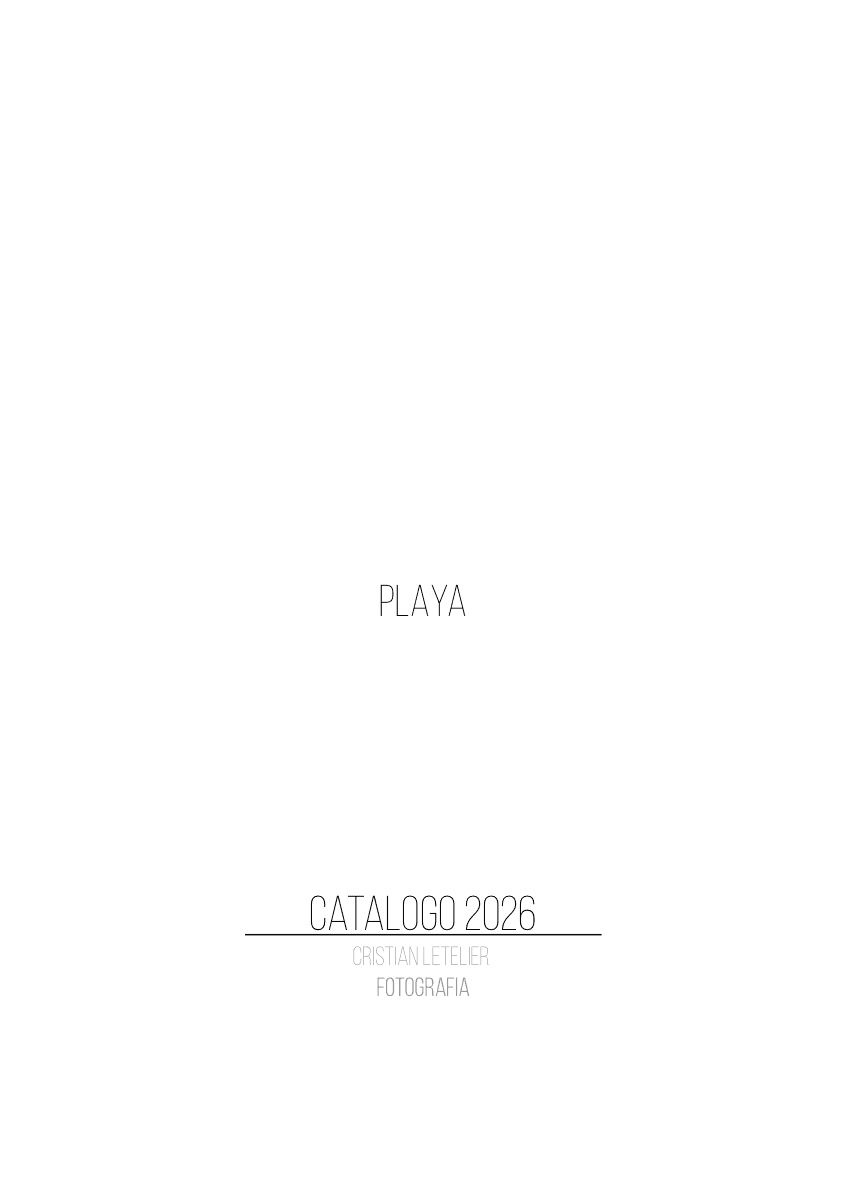 Portada catálogo Playa
